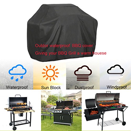 Barbacoa Funda Robusta Protectora Para BBQ Cover 39in BBQ Cubierta Impermeable para Weber Gas Parrilla Protector Brinkmann Smoke Char Broil y Jenn Air Eléctrico Grill Jardín al aire Libre