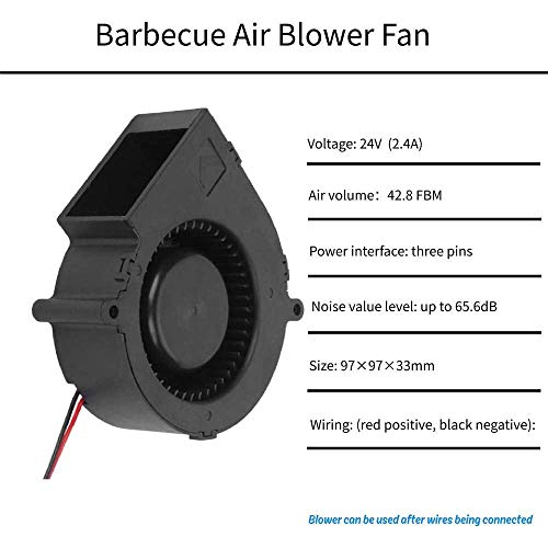 Barbacoa soplador de Aire Ventilador eléctrico Ligero portátil Encendedor Herramientas 12V 2.85A Accesorios de Estufa para Exterior