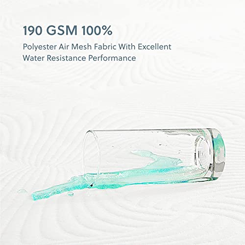 Bedsure Protector Colchon 150x190 Impermeable - Funda Colchon 150x200 Transpirable y Hipoalergénico, Cubre Colchón Cama 150 Protectora con Esquinas Elásticas de 30cm de Profundidad