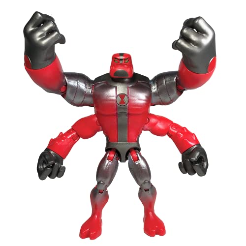 Ben 10 BEN66B10 Figuras de Acción Metálico Tema-Cuatro Brazos