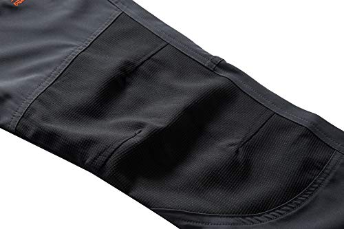 BenBoy Pantalones de Nieve Montaña Mujer Impermeables Invierno Calentar Pantalones Trekking Escalada Senderismo Esquiar Softshell,KZ1672W-Grey-M