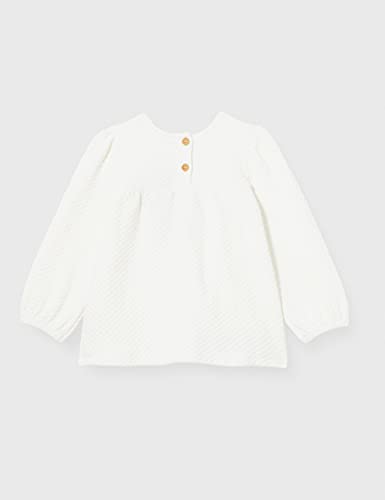 Benetton Maglia G/C M/L 3NDKMM295 Sudadera con Capucha, Bianco 074, 74 para Bebés