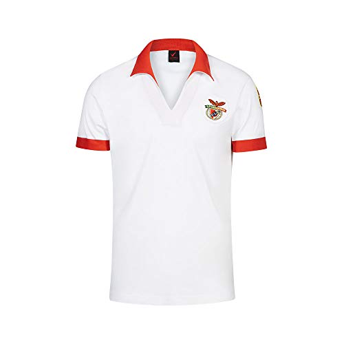 Benfica 60's Alternative Jersey Polo, Hombre, White/Red, L