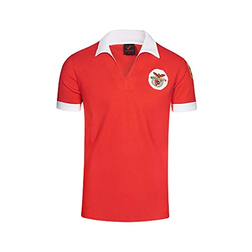 Benfica Retro Polo European Champion, Hombre, Red/White, M