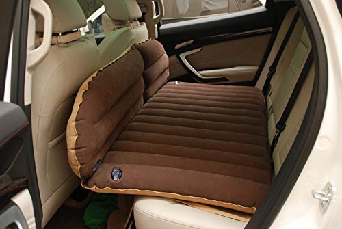 Berocia Colchoneta SUV Colchon Inchable Automatico Coche Hinchable Camping para el hogar Senderismo al Aire Libre, Superficie de Flocado, rápida Inflación 4/6