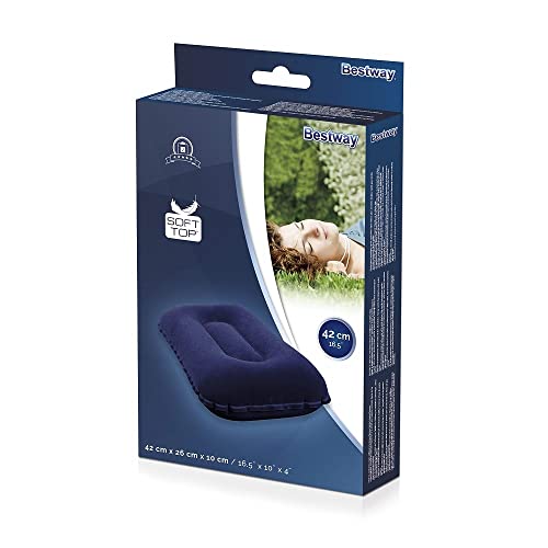 Bestway 67121 - Almohada Hinchable Viaje o Camping 30x48 cm