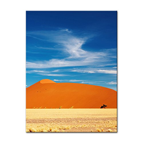 Bilderdepot24 Cuadros en Lienzo Desierto - Namibia 30x40 cm - Listo tensa, Directamente Desde el Fabricante