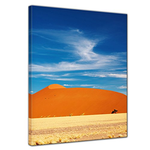 Bilderdepot24 Cuadros en Lienzo Desierto - Namibia 30x40 cm - Listo tensa, Directamente Desde el Fabricante