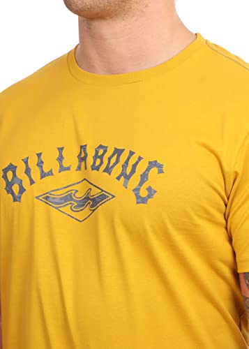 Billabong Arch Origin - Camiseta - Hombre - S - Amarillo