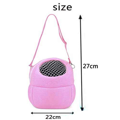 Biluer Bolsa de Transporte, 2PCS Pet Carrier Bag Hamster Carrier Hamster Travel Bag Adecuado para Transportar Ratas Hámsters Ratones Ardillas Chinchillas Erizos Y Otros Animales Similares