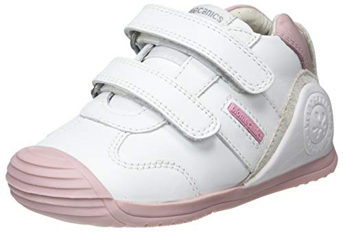 Biomecanics 151157-2, Zapatillas para Bebés, Blanco Y Rosa (Sauvage) G, 20 EU