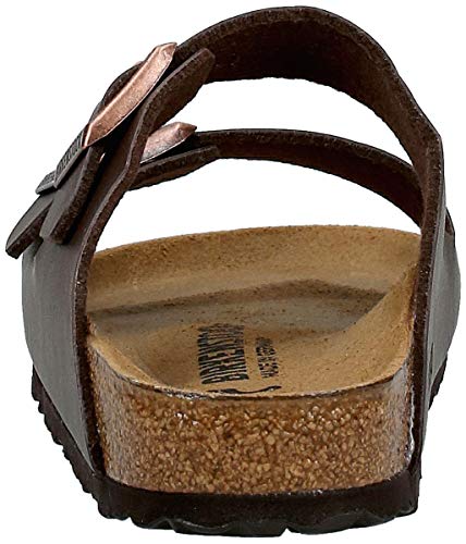 Birkenstock Schuhe Arizona Birko-Flor Schmal Dark Brown (051703) 39 Braun