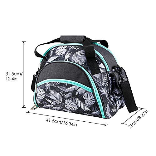 BITOWAT Mochila de Picnic Set para 4 Personas con Compartimento Térmico Grande, Soporte para Vino, Manta de Forro Polar, Juego de Cubiertos, Familiar Outdoor Camping (15L)