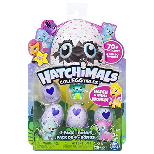 Bizak Hatchimals pack de 4 figuras coleccionable, color surtido, 4 unidades (61921915)