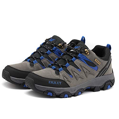 BOTEMAN Zapatillas de Senderismo para Mujer Zapatillas de Trekking para Hombre Botas de Montaña Transpirable Antideslizante Al Aire Libre Zapatillas de Deporte Unisex Calzado de Trekking