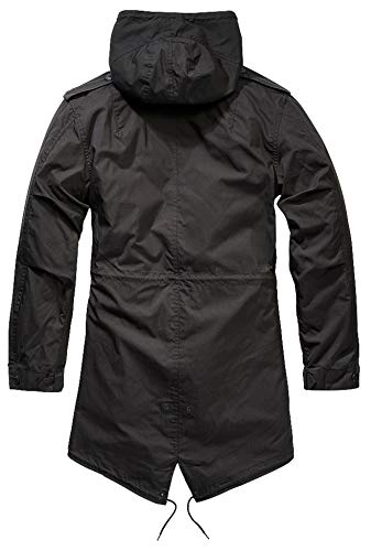 Brandit M51 Us Parka, Negro, S para Hombre