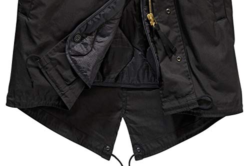 Brandit M51 Us Parka, Negro, S para Hombre