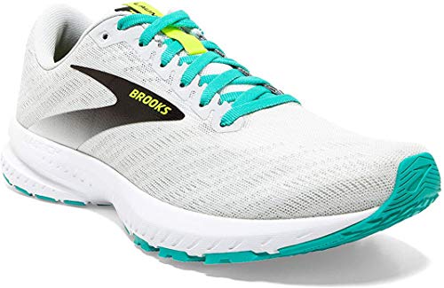 Brooks Launch 7, Zapatillas para Correr Mujer, White/Nightlife/Atlantis, 41 EU