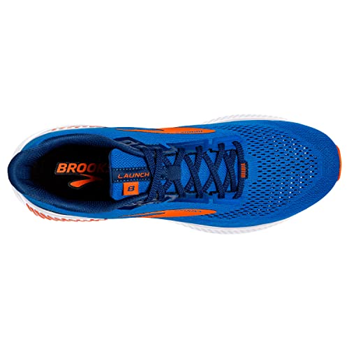 Brooks Launch GTS 8, Zapatillas para Correr Hombre, Blue Orange White, 46.5 EU