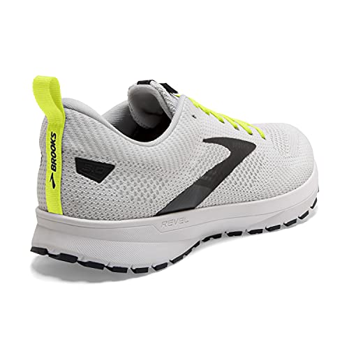 Brooks Revel 5, Zapatillas para Correr Hombre, White/Oyster/India Ink, 42.5 EU