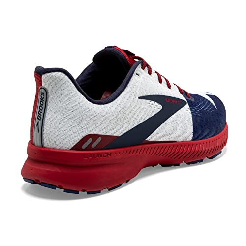 Brooks Zapato de correr neutral Launch 8 para mujer, True Red/Sundried Tomato/Twilight, 36