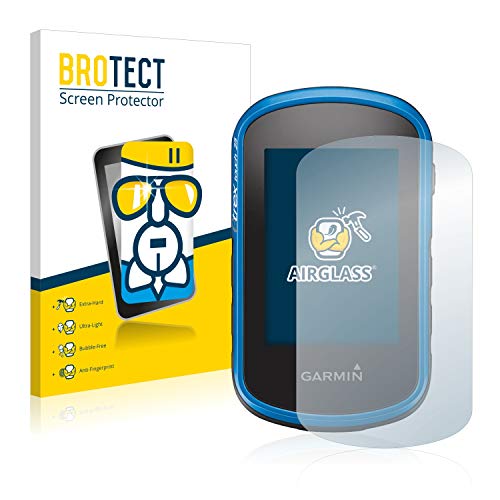 BROTECT Protector Pantalla Cristal Compatible con Garmin eTrex Touch 25 Protector Pantalla Vidrio - Dureza Extrema, Anti-Huellas, AirGlass