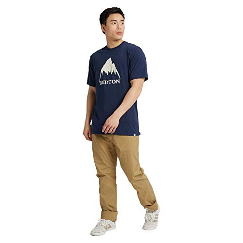 Burton Classic Mountain High Camiseta, Hombre, Dress Blue, XXS