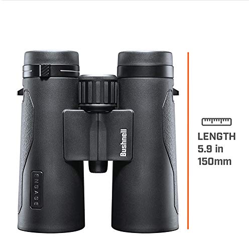 Bushnell - Engage DX - 10x42 - Negro - Prisma de Techo - Impermeable - Antiniebla - Revestimiento de Barrera Exo - Dielectric - BENDX1042