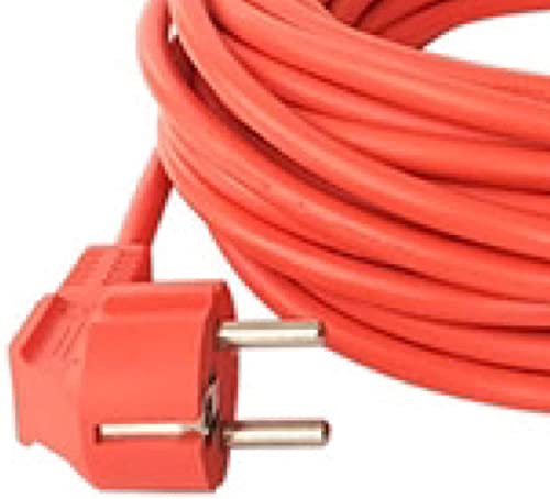 Cable alargador de 50 m Schuko IP44, cable de alimentación para jardín V13