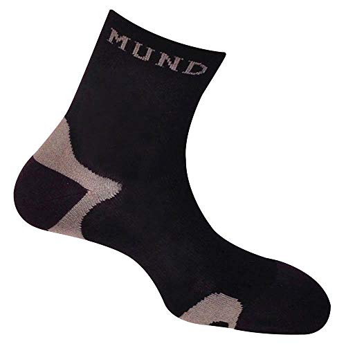 Calcetín Mund trekking VELETA montaña invierno Unisex (negro, EU 42-45)