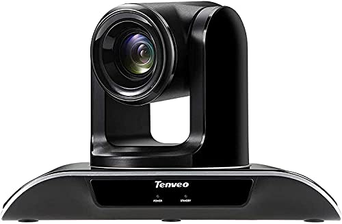 Cámara de Conferencia Tenveo-VHD3U 1080P Full HD PTZ, cámara Web, Zoom óptico 3X para Skype/Zoom con micrófono Bluetooth, Soporte para Montaje en Pared/trípode/Techo de Escritorio