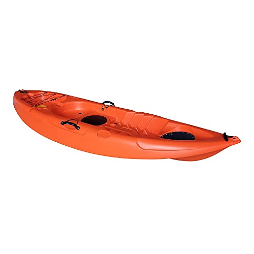 Cambridge Kayaks ES, Rocky Naranja quemada Solo Kayak, RIGIDO,