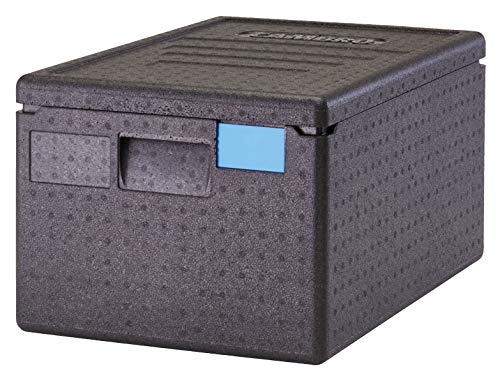 CAMBRO - Contenedor isotérmico con carga superior Cam Gobox GN 1/1 46 L - 60 x 40 x 31,6 cm (M.Ext) - 53,8 x 40 x 25,3 cm (M.Int) - Negro