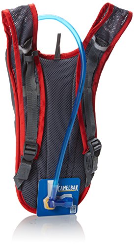 Camelbak HydroBak - Mochila de hidratación, color rojo / gris, 1.5 l