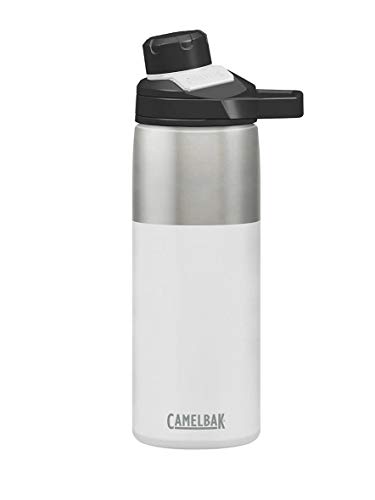 Camelbak Unisex's Chute Mag Botella de vacío de acero inoxidable, blanco, 20 onzas