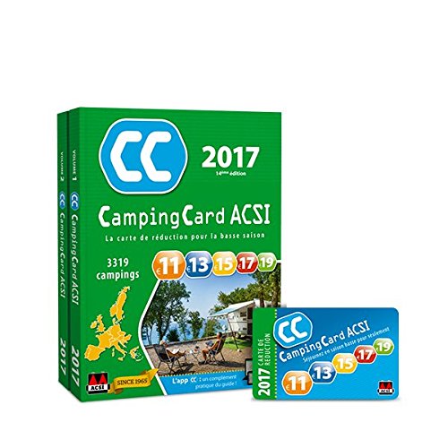 CampingCard ACSI 2017 – Paquet 2 tômes