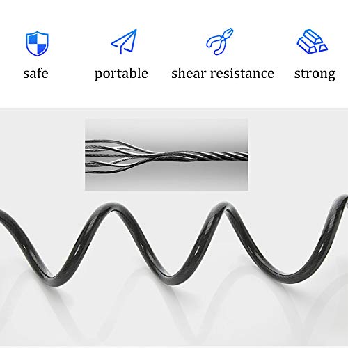 Candado de Cable, Candado de Bicicleta Ajustable Cerradura para Bicicletas con 4 Dígitos Reiniciable para Bicicletas, Motocicleta, Portón, Valla, Scooter y Otros Artículos Que Deben Ser Asegurados