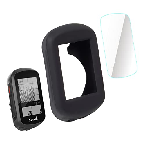 Carcasa de silicona CNC para Garmin edge130Plus/530/820/1000/830/520, funda para Garmin Edge Explore/530/830/130/1030 Plus/520/820, protector de pantalla de cristal blindado GPS.