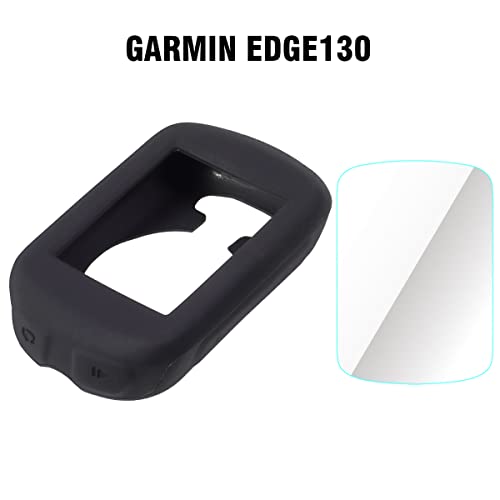 Carcasa de silicona CNC para Garmin edge130Plus/530/820/1000/830/520, funda para Garmin Edge Explore/530/830/130/1030 Plus/520/820, protector de pantalla de cristal blindado GPS.