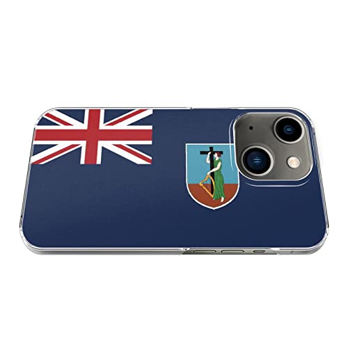 Carcasa rígida Compatible con iPhone 13, diseño de Bandera de Montserrat, Resistente