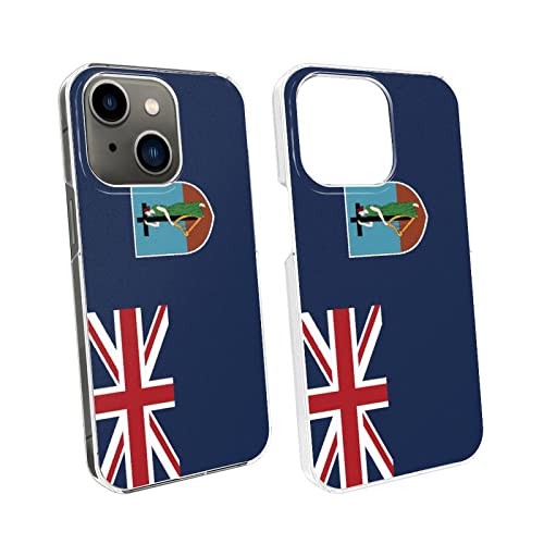 Carcasa rígida Compatible con iPhone 13, diseño de Bandera de Montserrat, Resistente