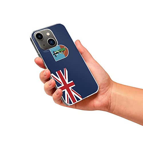 Carcasa rígida para iPhone 13 Mini, diseño de Bandera de Montserrat, Resistente