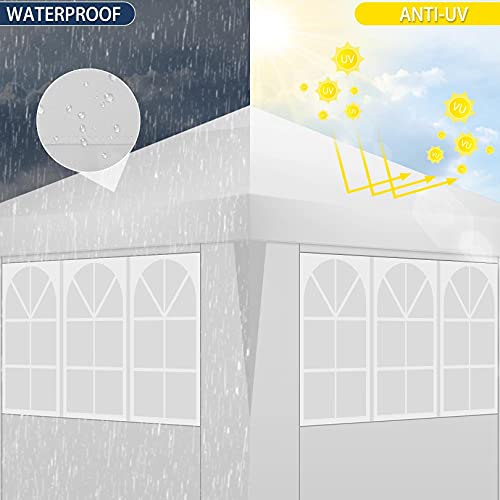 Carpa 3x6 Cenador Plegable pergola Plegable Impermeables Carpas de Jardin, para Exteriores, de Alto Rendimiento, con 6 Paredes Laterales