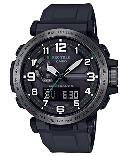 Casio Reloj Analógico-Digital para Hombre de Cuarzo con Correa en Resina PRW-6600Y-1ER