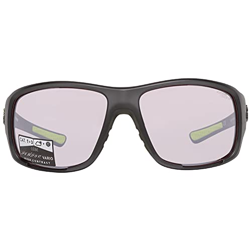 Cébé Northshore Gafas de sol Adultos unisex Matt Translucent Grey Lime Medium