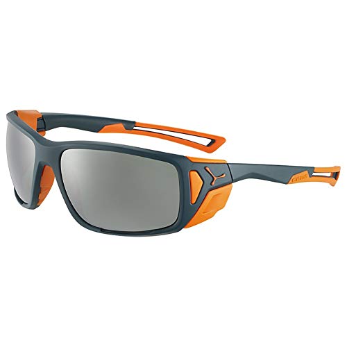 Cébé Proguide Gafas de Sol Adultos Unisex Matt Petrol Orange Large