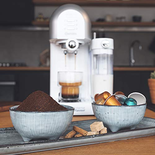 Cecotec Cafetera Semiautomática Power Instant-ccino 20 Chic Serie Bianca. para café molido y en cápsulas, 20 Bares, Depósito de Leche 0.7ml, Depósito de Agua 1.7L, 1470W