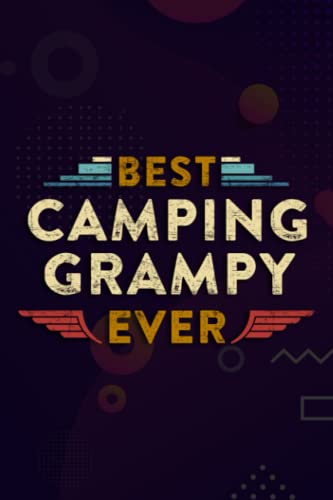 Christmas Journal & Planner - Best Camping Grampy Ever Vintage Camper Meme: Camping Grampy, Lined writing notebook journal for christmas lists, planning, menus, gifts, and more,Daily