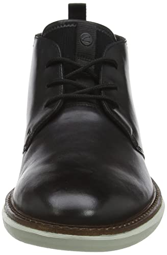 Clarks Brantin Mid, Botas Cortas al Tobillo Hombre, Piel Negra, 44.5 EU