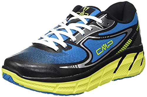 CMP Lyra Maxi, Zapatillas de Running para Asfalto Hombre, (Cyano-Nero-Yellow 29mc), 44 EU